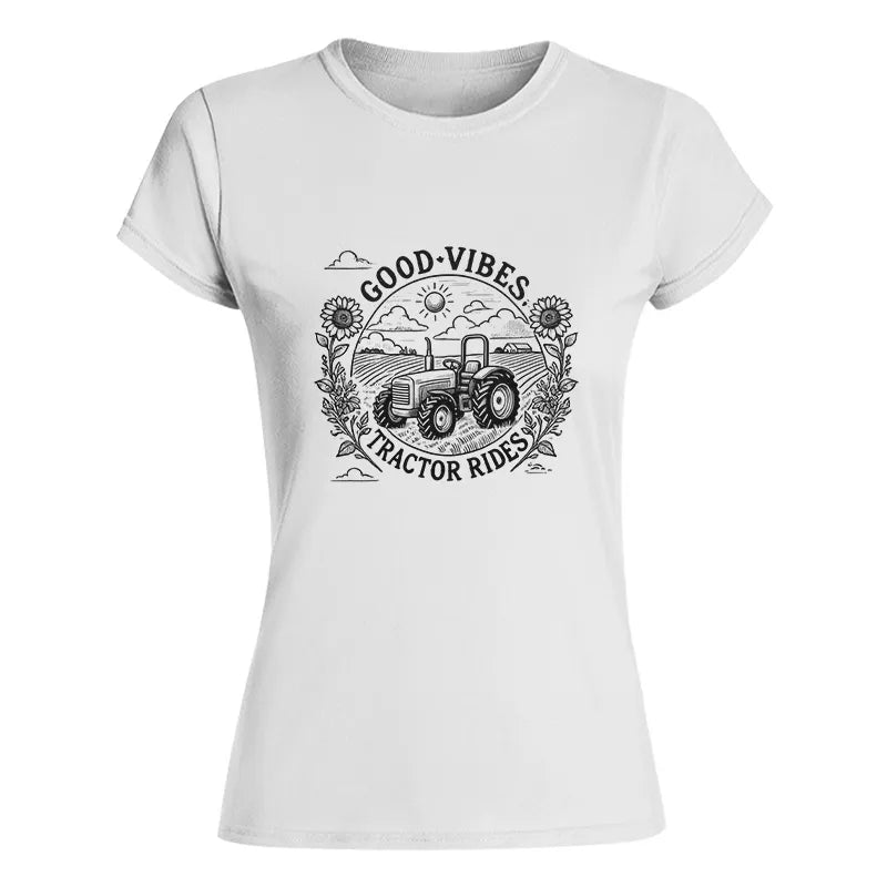 Image of Good Vibes Tractor Rides - Women's Softstyle Tee