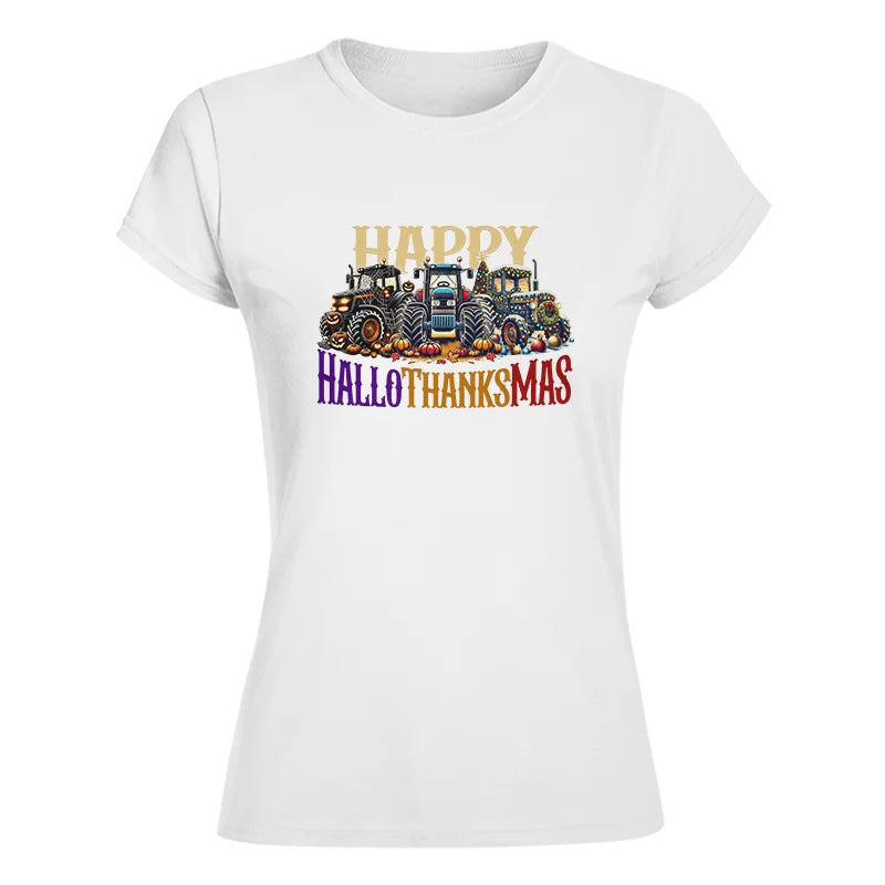 Happy HalloThanksMas - Women's Softstyle Tee