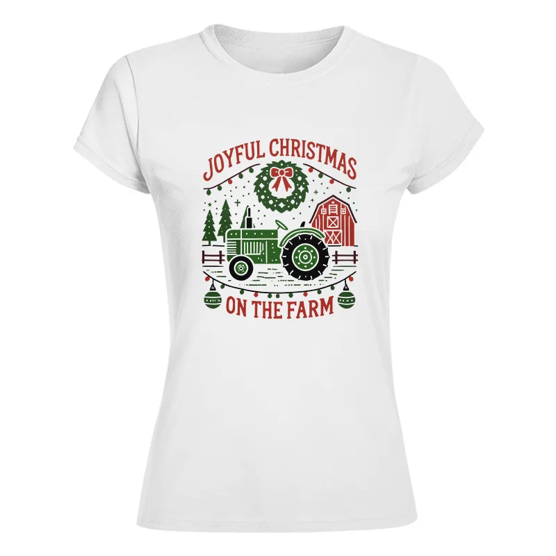 Joyful Christmas On The Farm 3 - Women's Softstyle Tee