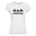 Life Is Full Of Important Choices 17 - Women's Softstyle Tee