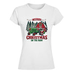 Merry Christmas On The Farm 3 - Women's Softstyle Tee