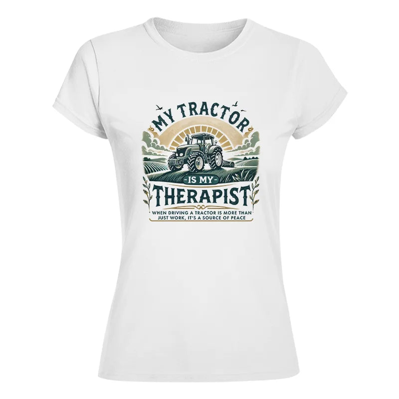 My Tractor Is My Therapist - Women's Softstyle Tee