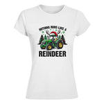 Nothing Runs Like A Reindeer 3 - Women's Softstyle Tee