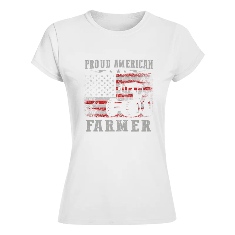 Proud American Farmer - Women's Softstyle Tee