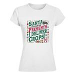 Santa Deliver Present I Deliver Crops! - Women's Softstyle Tee