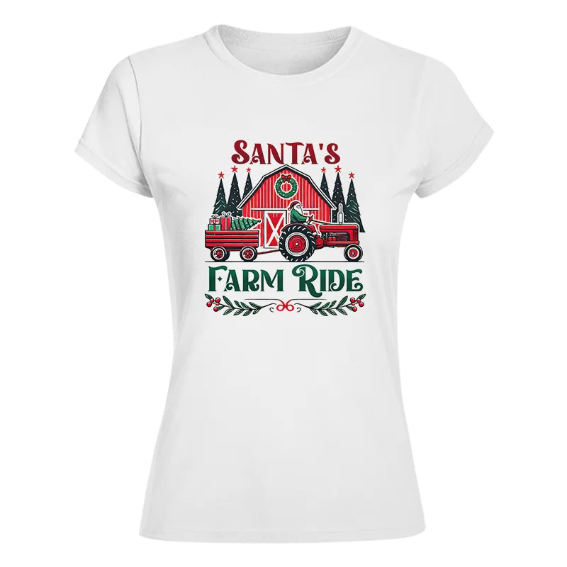 Santa's Farm Ride 1 - Women's Softstyle Tee