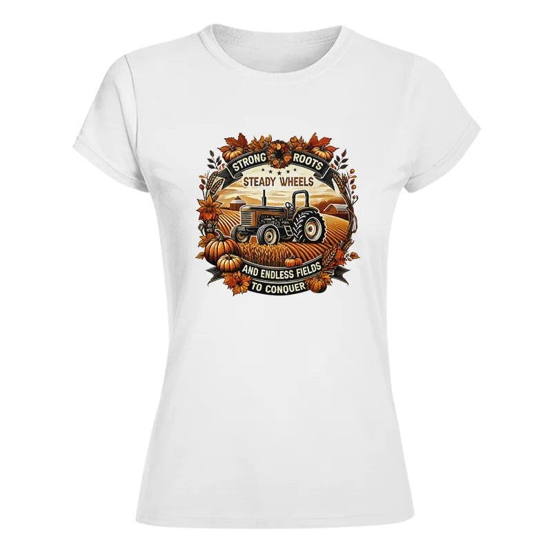 Image of Thanksgiving Farmer Endless Fields To Conquer 1 - Women's Softstyle Tee